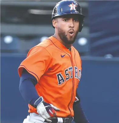  ?? EZRA SHAW / GETTY IMAGES ?? George Springer's five-year, $150-million deal with the Blue Jays dwarfs other big moves by the team,
but the difference he could make for the team may well prove invaluable.