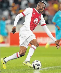  ?? Pictur:e: GALLO IMAGES ?? NEW TWIST: Tendai Ndoro of Ajax Cape Town has been the hot button issue in recent weeks and there may be a long haul ahead for the matter to be resolved.