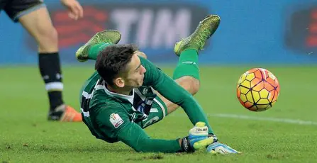  ??  ?? La promessa Il portiere Alex Meret ha 22 anni