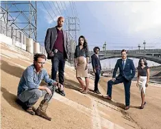  ??  ?? The cast of TV series Lethal Weapon.