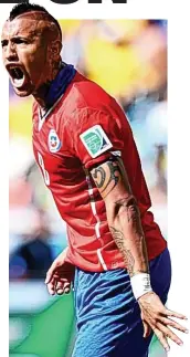  ??  ?? Hot property: Arturo Vidal