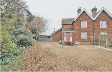  ??  ?? Harts Green, Sedlescomb­e – Red House is a three bedroom period cottage with two main paddocks and stable block. Price: £610,000.