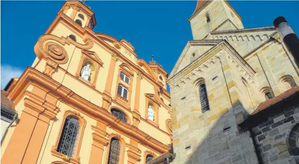  ?? FOTO: FG ?? Kurze Wege: Die großen Kirchen sind in Ellwangen quasi Nachbarn. Wohl auch deshalb hat das Projekt eines Religionsr­ats nicht die höchste Priorität.