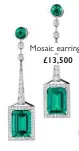  ??  ?? Mosaic earrings, £13,500