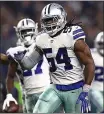  ?? RONALD MARTINEZ – GETTY IMAGES ?? Linebacker Jaylon Smith made 150 tackles for the Cowboys in 2018.