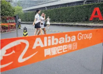  ?? NG HAN GUAN/AP ?? Domínio. Executivos do grupo Alibaba se reunirão com reguladore­s nos próximos dias