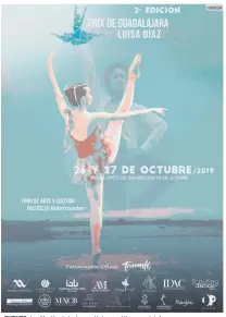  ?? CORTESÍA ?? EVENTO. La difusión de la danza clásica aquí tiene su plataforma.