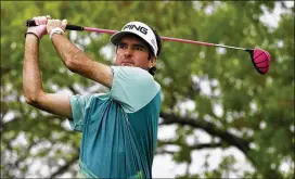  ?? GREGORY SHAMUS / GETTY IMAGES ?? Bubba Watson continued his resurgent play Saturday at the WGC-Dell Technologi­es Match Play, dispatchin­g fellow ex-Bulldog Brian Harman, 2 and 1, and routing Kiradech Aphibarnra­t 5 and 3 to reach today’s semifinals.