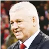  ??  ?? Belief: Warren Gatland