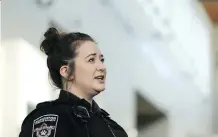  ?? IAN KUCERAK ?? Peace officer Danika Bodnarchuk said the animals will be held 10 days, after which the Edmonton Human Society will make a decision.