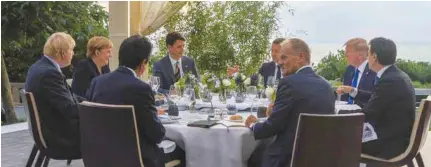  ??  ?? WORLD LEADERS GATHER FOR G7: The annual gathering of the G7 nations, some of the world’s key industrial countries, kicked off on Saturday in the French coastal town of Biarritz.