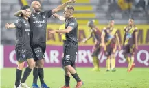  ?? AFP ?? Los argentinos celebraron en el gramado del Murillo Toro.