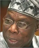  ??  ?? Obasanjo