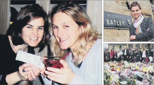  ??  ?? LOVING MEMORIES: Kim Leadbeater, above left, with her sister Jo Cox, who became the Labour MP for Batley and Spen in May 2015 and was murdered at the age of 41 by right-wing terrorist Thomas Mair outside Birstall Library on June 16, 2016. Four years after her death, Kim Leadbeater says: ‘It still just doesn’t feel real and I don’t know if it ever will – and I don’t know if I ever want it to.’