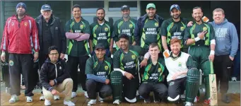  ??  ?? The Kerry team that defeated Ballaghder­reen in the season opener at the Oyster Oval in Tralee