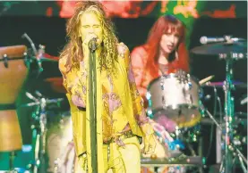  ?? BRIAN HINELINE/SPECIAL TO THE MORNING CALL ?? Steven Tyler played with Loving Mary June 24 at Sands Bethlehem Event Center.