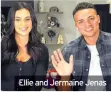  ??  ?? Ellie and Jermaine Jenas