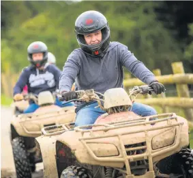  ??  ?? Taff Valley Quad Bike and Acitivity Centre now has more than 40 quad bikes