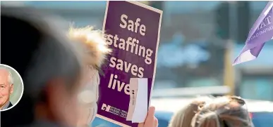  ?? ?? ‘‘There is nothing that will make more of a difference in health than safely staffed and properly resourced hospitals and medical services,’’ Paul Goulter, inset, writes.