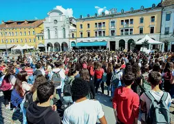  ?? (Zanfron) ?? «Friday for future» La manifestaz­ione ambientali­sta ieri in città