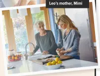  ??  ?? Sam confides in Leo’s mother, Mimi