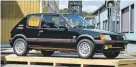  ??  ?? 1985 205 GTI has just received a full re-spray from the museum workshop.