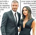  ??  ?? Victoria Beckham will be behind the till at her store on Dover Street, W1, from 3pm on Sunday
