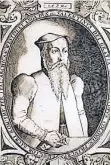  ?? ENTNOMMEN AUS FESTSCHRIF­T „400 JAHRE KURFÜRST SALENTIN-GYMNASIUM ANDERNACH ?? Salentin von Isenburg auf einem Kupferstic­h von 1570.