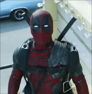  ??  ?? Twentieth Century Fox “Deadpool 2,” starring Ryan Reynolds, raked in $125.5 million in its opening weekend.