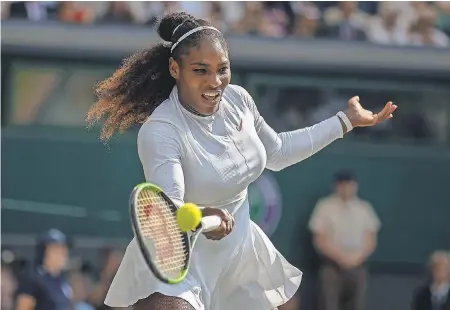  ??  ?? Serena Williams fell short of tying Margaret Court’s record of 24 Grand Slam titles. SUSAN MULLANE/USA TODAY SPORTS