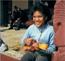  ??  ?? Previously unseen colour images will feature in a Wellington exhibition next month marking 60 years since Ans Westra’s arrival in New Zealand. This photograph was taken near Rotorua, circa 1963.