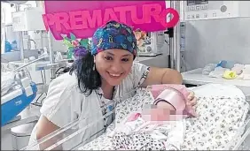  ??  ?? La bebé estuvo al cuidado de especialis­tas en el área de Neonatolog­ía (imagen de referencia).