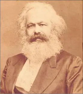  ??  ?? Karl Marx photograph­ed in 1875, nine years after his trip to Canterbury - which he said had ‘no trace of poetry about it’