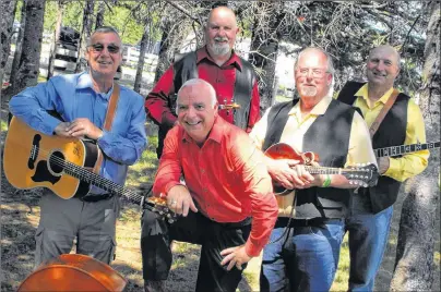  ?? SUBMITTED PHOTO ?? The Oxbow Mountain Boys from Harbourvil­le, N.S., include Greg Hamilton, banjo, Charlie Bourgue, guitar, Al Ryan, mandolin, Rod Blair on fiddle and Brian Hazlett on bass. They will be among the entertaine­rs at Saturday’s 19th Annual Bluegrass Old Country Jamboree at Harbourfro­nt Theatre in Summerside.