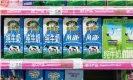  ??  ?? Cartons of imported milk for sale in a supermarke­t in Beijing. Photograph: Sean Gallagher/The Guardian