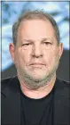  ??  ?? Scandal-hit movie mogul Weinstein