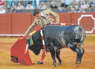  ?? // JUAN FLORES ?? Fuentes Bocanegra en la Maestranza el pasado julio