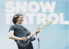  ??  ?? 0 Snow Patrol are due to perform at the event in September