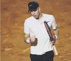  ??  ?? 0 A fist-pump from Kyle Edmund marks his win over Lucas Pouille.