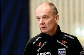  ?? Bild: Krister Andersson/bildbyrån ?? kent göransson hoppas att Warberg IC studsar tillbaka.