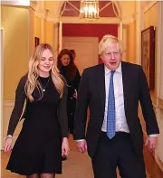  ?? ?? Top-level meetings...Lissie Harper meets Boris Johnson and Dominic Raab yesterday after winning her crusade for Harper’s Law