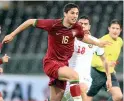  ??  ?? LUSO. O defesa-central represento­u Portugal entre os sub-20 e a Seleção B, somando 21 internacio­nalizações