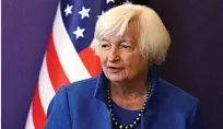  ?? ?? La secretaria del Tesoro de EEUU, Janet Yellen.