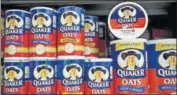  ?? MINT/FILE ?? Pepsi will extend its Quaker Oats brand to readytodri­nk packaged milk