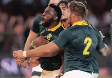  ?? Picture: EPA ?? LEADING BY EXAMPLE: It’s all about my actions on and off the field, says Siya Kolisi.