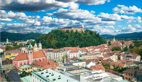  ?? ?? Ljubljana is the first stop on the 'Green Capitals' route Jacob Riglin/ Beautiful Destinatio­ns/ Slovenian Tourism Board