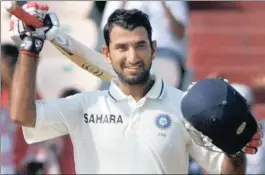  ??  ?? Cheteshwar Pujara took a swipe at Australia’s David Warner before the second Test, which starts on Thursday.