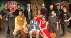  ?? TRP ?? The Ringgold Playhouse will open its 2023 season in February with William Inge’s “Bus Stop”. Pictured: the company’s 2022 Production of the Year, “The Play That Goes Wrong.”