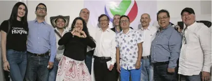  ?? FOTO ?? Gustavo Petro estuvo en Medellín para impulsar al precandida­to a la Alcaldía, Jairo Herrán, y la lista al Concejo de Colombia Humana, Mais, Polo Democrátic­o y Unión Patriótica.