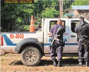  ??  ?? EL CADÁVER DE UNA JOVEN DE 20 AÑOS FUE ENCONTRADO EN UNA COLONIA DE USULUTÁN AYER. LAS AUTORIDADE­S NO DESCARTAN QUE PUDO HABER SIDO VIOLADA ANTES DE SER ASESINADA.